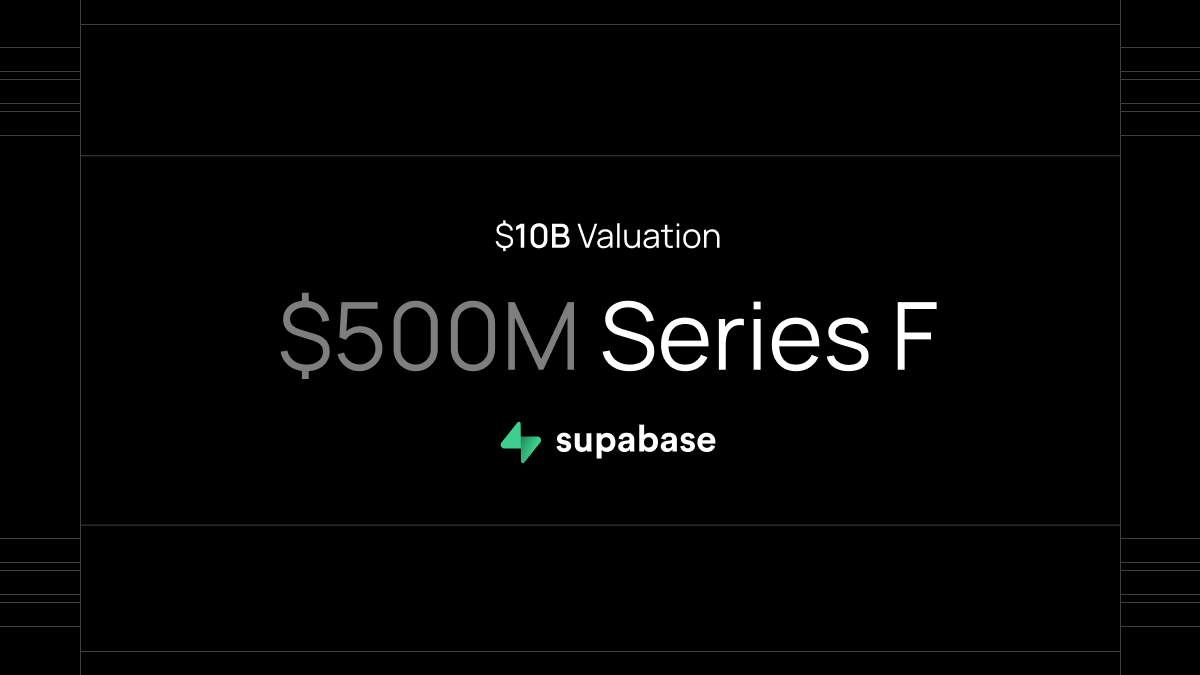 Supabase Series F
