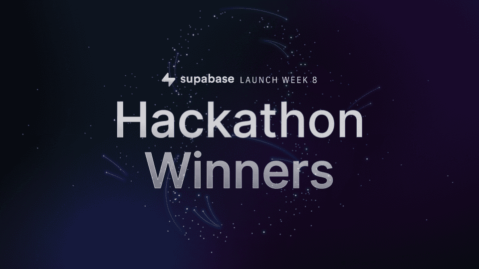 Launch Week 8 Hackathon Winners thumbnail