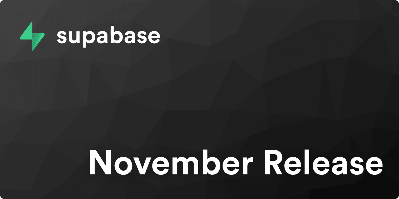 Supabase Alpha November 2020
